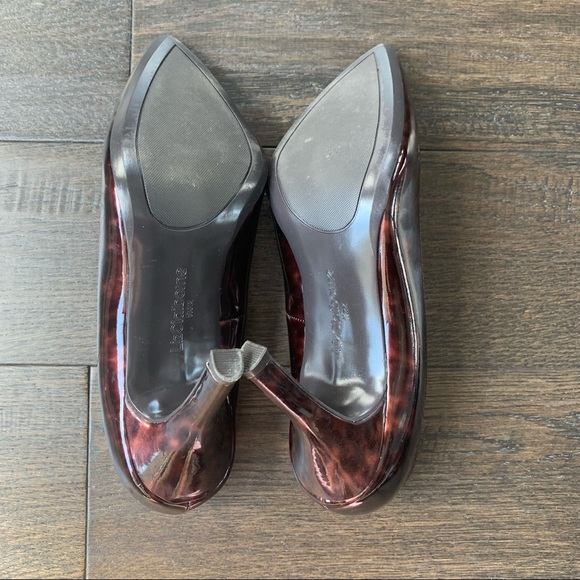Liz Claiborne Flex Size 7.5 Burgundy 3.5 Inch High Heels - Picture 11 of 12